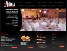 Tablet Screenshot of buffetvilma.com.br